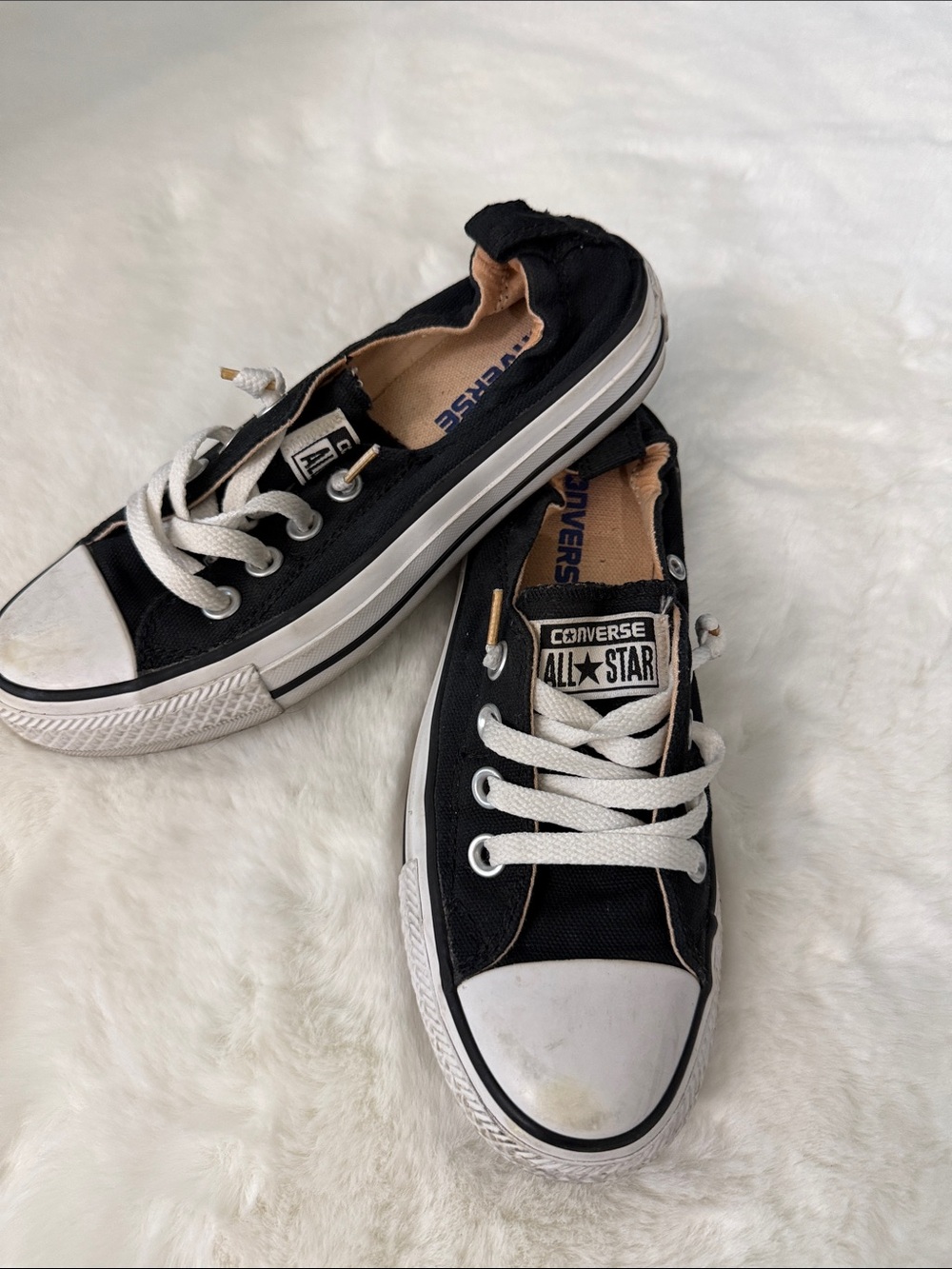 Converse Black and White Low Top Sneakers